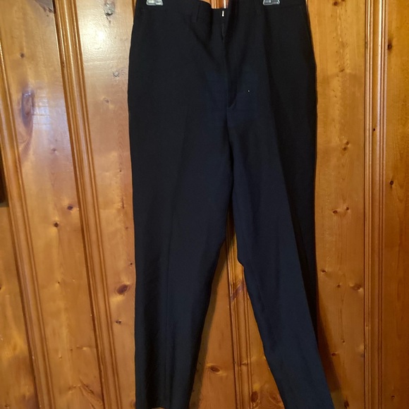 Size 34/30 Mens Reed ST James black dress pants - Picture 2 of 5